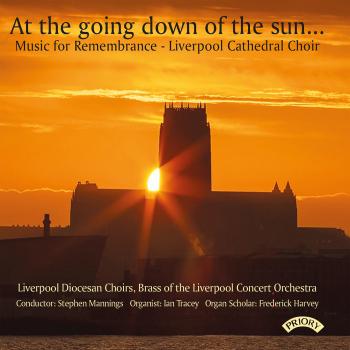 Cover At the going down of the sun... Music for Remembrance