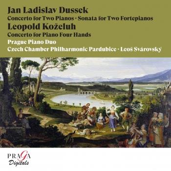 Cover Jan Ladislav Dussek: Concerto for Two Pianos, Sonata for Two Fortepianos - Leopold Koželuh: Concerto for Piano Four Hands