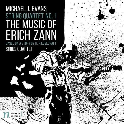 Cover Evans: String Quartet No. 1 The Music of Erich Zann