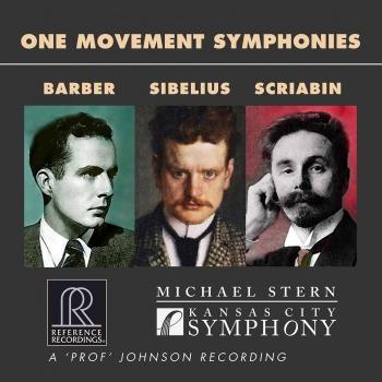 Cover Barber, Sibelius & Scriabin: One Movement Symphonies