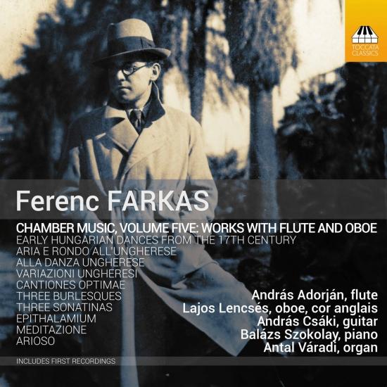 Cover Farkas: Chamber Music, Vol. 5 – Works with Flute & Oboe