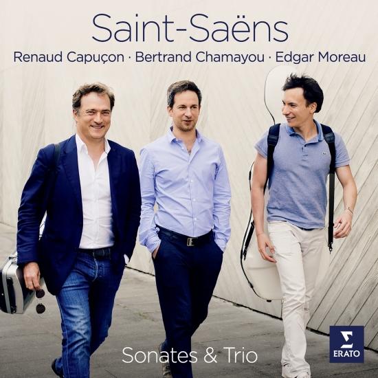 Cover Saint-Saëns: Violin Sonata No. 1, Cello Sonata No. 1 & Piano Trio No. 2