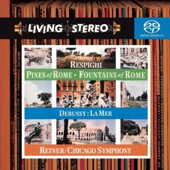 Cover Respighi: Pines of Rome; Fountains of Rome & Debussy: La mer