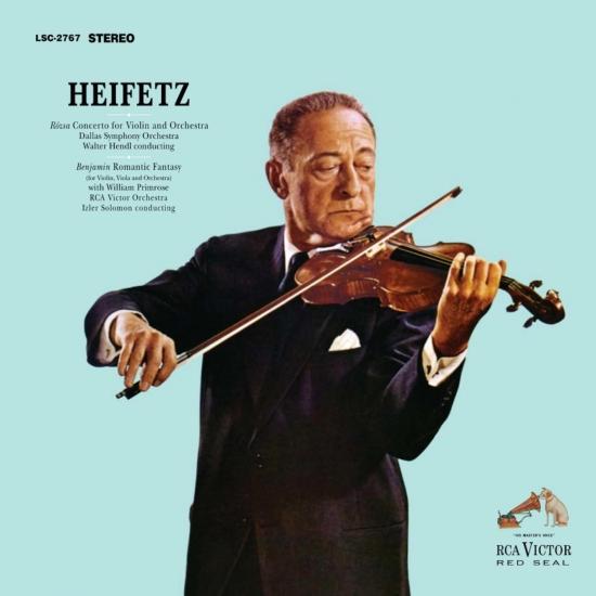 Cover Rosza: Violin Concerto / Benjamin: Romantic Fantasy (Remastered)