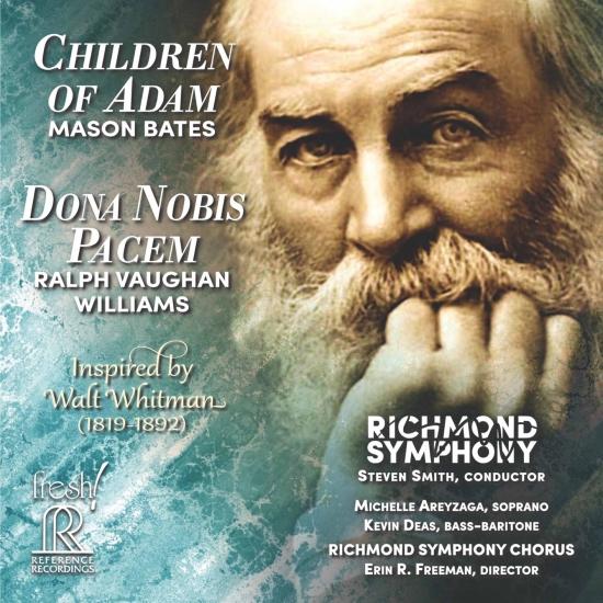 Cover Mason Bates: Children of Adam - Vaughan Williams: Dona nobis pacem (Live)