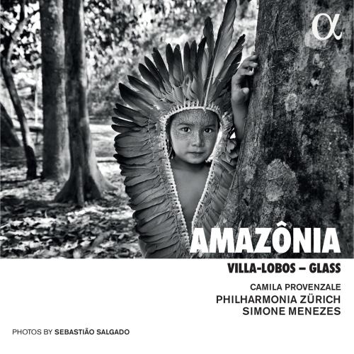 Cover Amazônia. Villa-Lobos - Glass