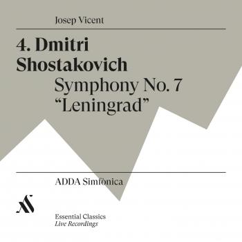 Cover Dmitri Shostakovich. Symphony No.7 'Leningrad'