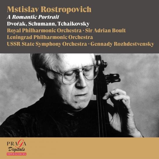 Cover Mstislav Rostropovich A Romantic Portrait (Dvořak, Schumann, Tchaikovsky)