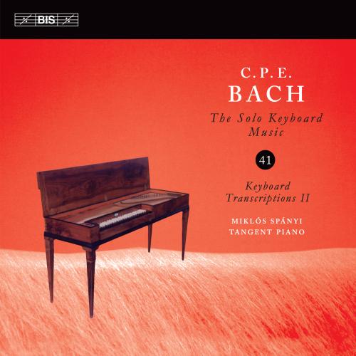 Cover C.P.E. Bach: The Solo Keyboard Music Vol. 41: Keyboard Transcriptions II