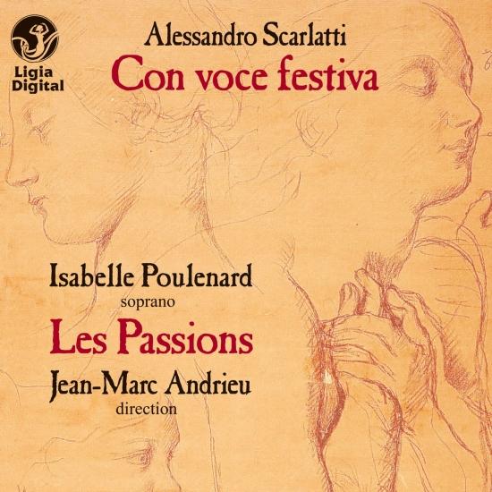 Cover Scarlatti: Con voce festiva (Cantate e concerti)