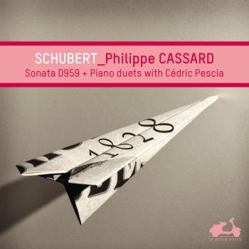 Cover Schubert: Piano Sonata No. 20 & Piano duets with Cédric Pescia