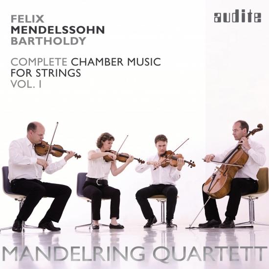 Cover Felix Mendelssohn Bartholdy: String Quartets in E flat major (Op. 12), in A minor (Op. 13) & in E flat major (1823) (Vol. 1)