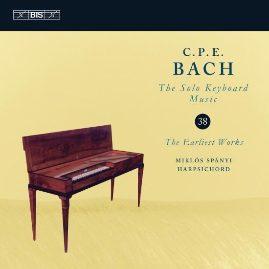 Cover C.P.E. Bach: Solo Keyboard Music, Vol. 38
