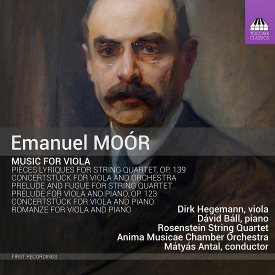 Cover Emanuel Moór: Music for Viola
