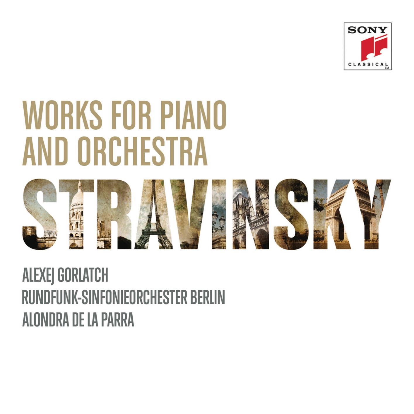 Cover Stravinsky: Works for Piano and Orchestra