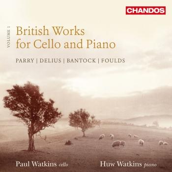 Cover Paul Watkins Plays British Works for Cello and Piano, Vol. 1