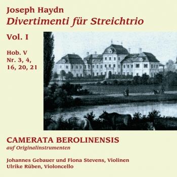 Cover Divertimenti für Streichtrio Vol. 1