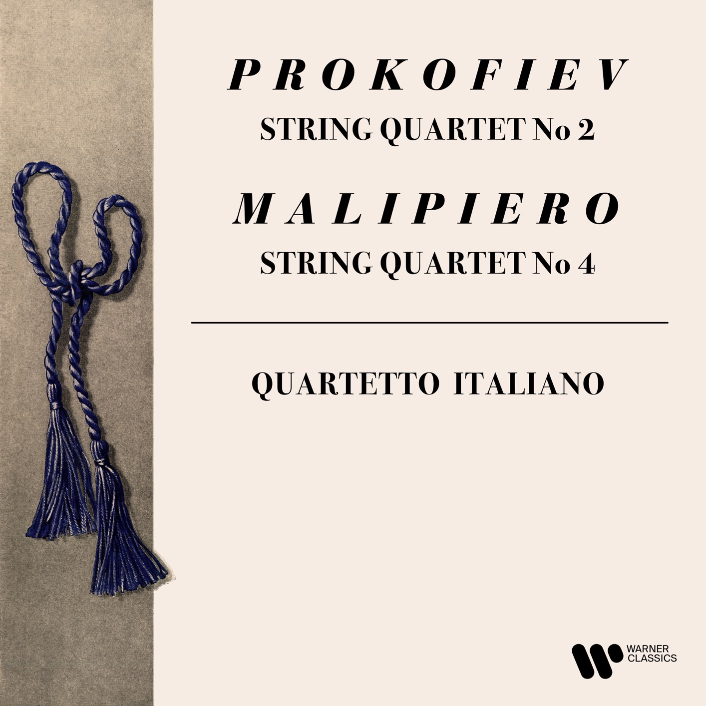 Cover Prokofiev: String Quartet No. 2, Op. 92 - Malipiero: String Quartet No. 4 (Remastered)