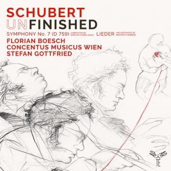 Cover Schubert: Symphony No. 7 in B-Flat Major, D. 759 'Unfinished', Lieder (Orchestrated by Webern, Brahms)