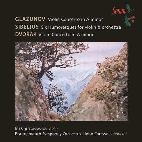 Cover Glazunov, Sibelius & Dvořák: Violin Works