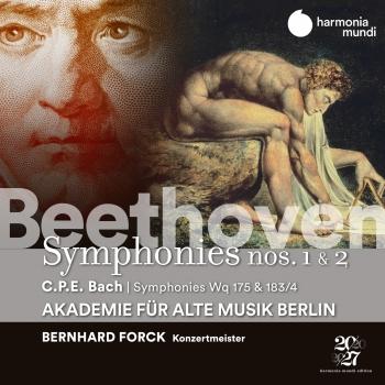 Cover Beethoven: Symphonies Nos. 1 & 2 - C.P.E. Bach: Symphonies, Wq 175 & 183/17