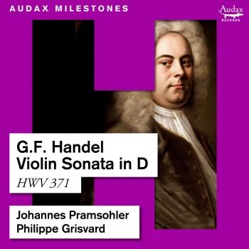 Cover Handel: Violin Sonata in D, HWV 371