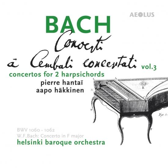 Cover Bach: Harpsichord Concertos Vol. 3, Complete Concertos for two Harpsichords
