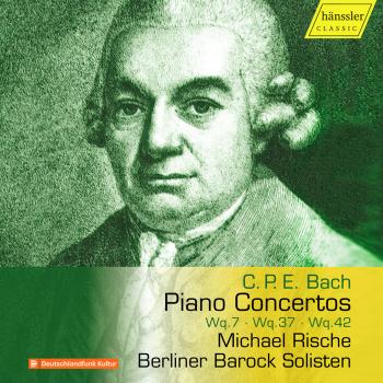 Cover C.P.C. Bach Piano Concertos Wq. 7 - Wq.37 - Wq.42