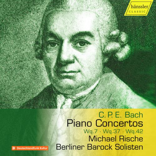 Cover C.P.C. Bach Piano Concertos Wq. 7 - Wq.37 - Wq.42
