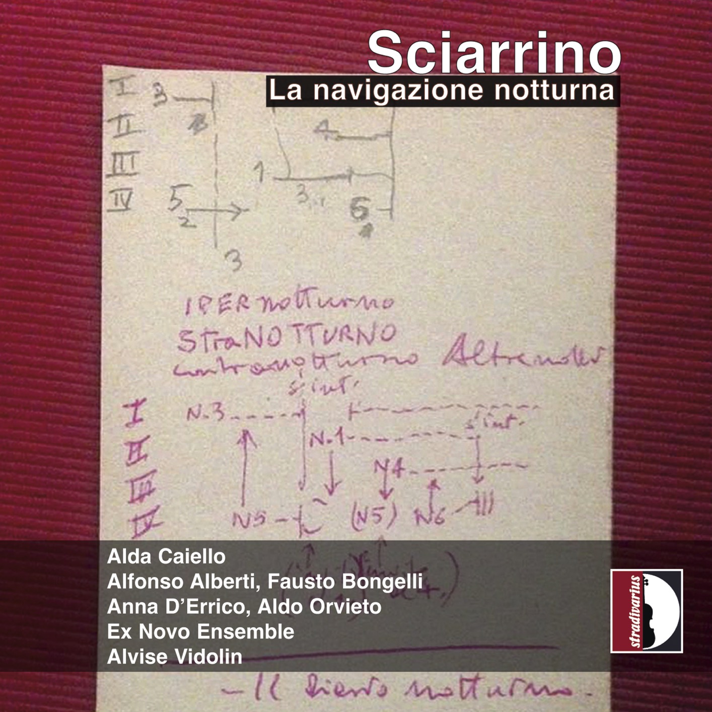 Cover Salvatore Sciarrino: La navigazione notturna