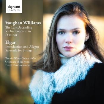 Cover Vaughan Williams: The Lark Ascending - Violin Concerto in D minor - Elgar: Introduction and Allegro - Serenade for Strings