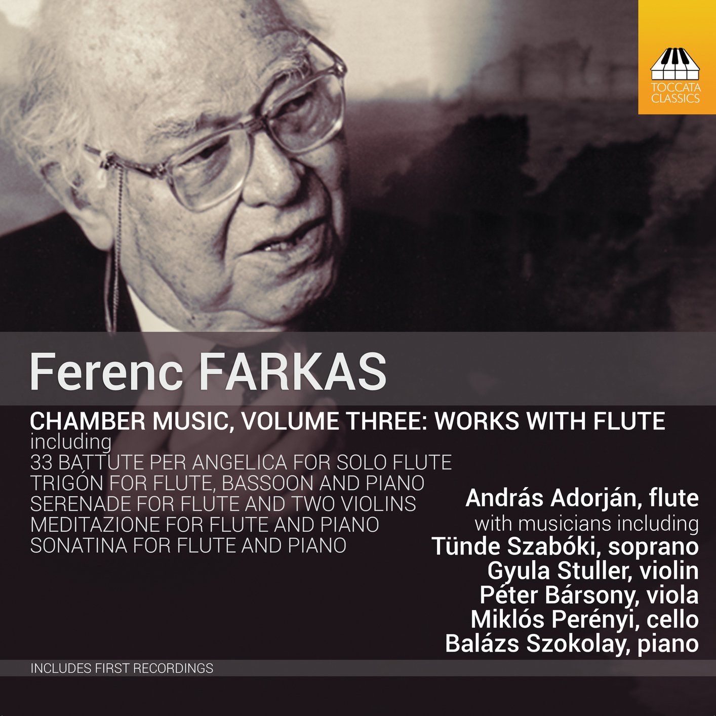 Cover Farkas: Chamber Music, Vol. 3 – Works with Flute