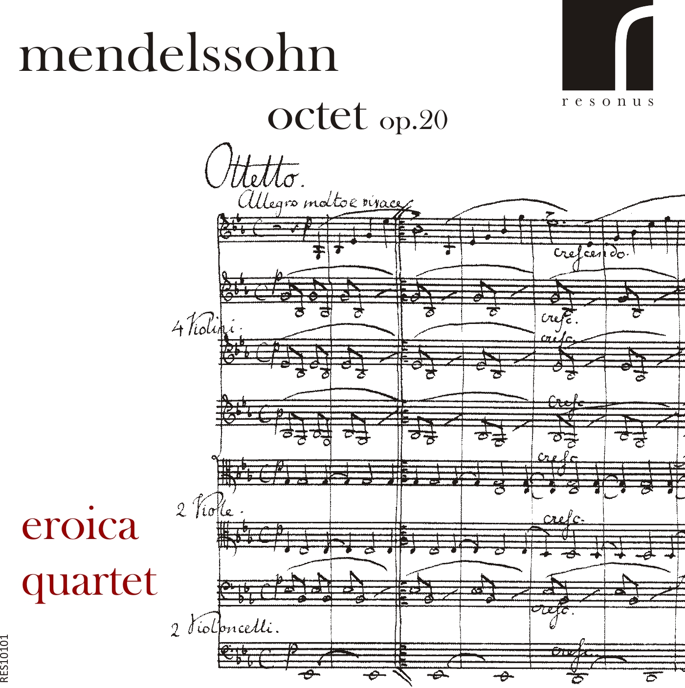 Cover Felix Mendelssohn: Octet, Op. 20