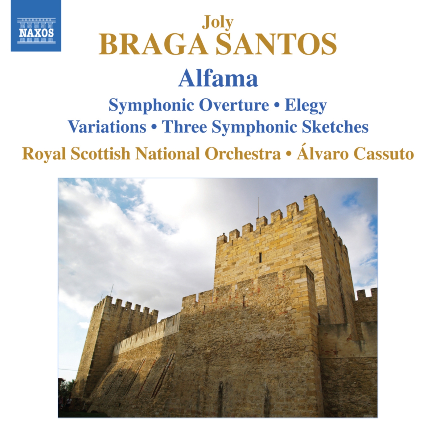 Cover J. Braga Santos: Alfama Suite / Symphonic Overture No. 3 / Elegia a Viana da Mota