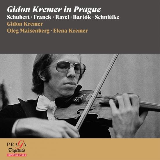 Cover Gidon Kremer in Prague [Schubert, Franck, Ravel, Bartók, Schnittke]