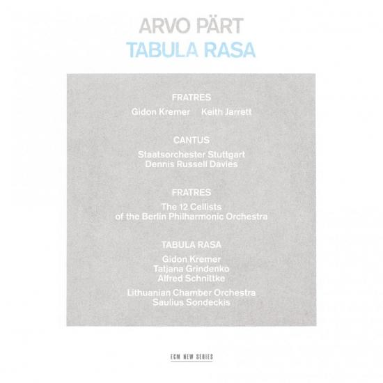 Cover Arvo Pärt: Tabula Rasa (Remastered 2015)