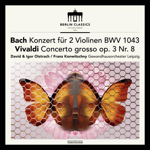 Cover Bach: Concerto for 2 Violins in D Minor, BWV 1043 - Vivaldi: Concerto for 2 Violins in A Minor, RV 522