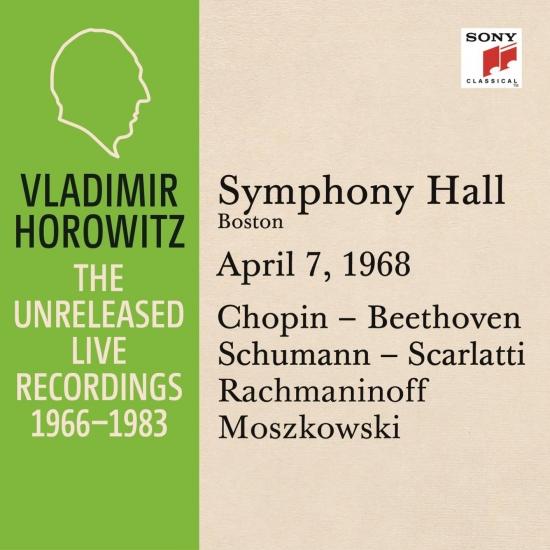 Cover Vladimir Horowitz in Recital at Symphony Hall, Boston, April 7, 1968