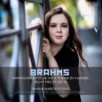 Cover Brahms: 25 Variations & Fugue on a Theme by Handel, Op. 24 & 8 Piano Pieces, Op. 76 (Live)