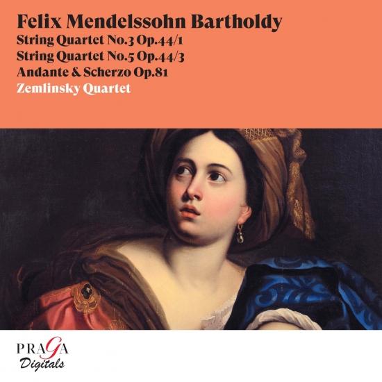 Cover Felix Mendelssohn Bartholdy: String Quartets Nos. 3 & 5, Andante & Scherzo, Op. 81