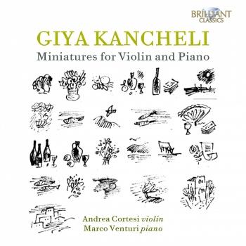 Cover Giya Kancheli: Miniatures for Violin and Piano