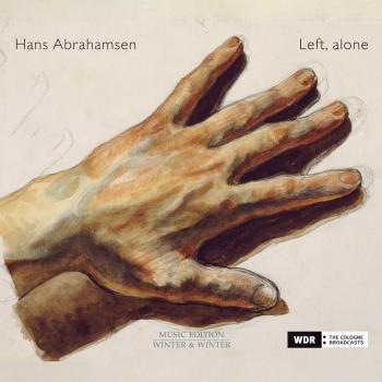 Cover Hans Abrahamsen: Left, Alone