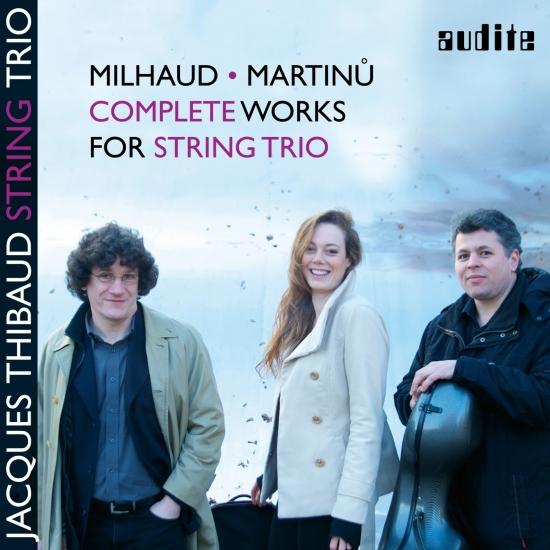 Cover Milhaud & Martinů: Complete Works for String Trio