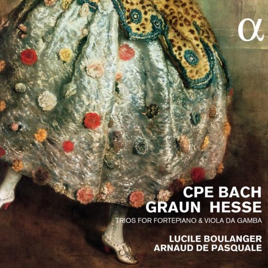 Cover CPE Bach, Graun & Hesse: Trios For Fortepiano & Viola Da Gamba