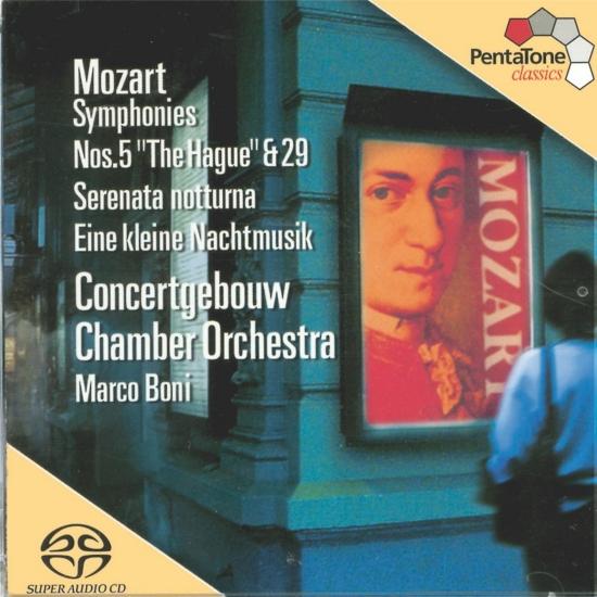Cover Mozart Symphonies Nos. 5 and 29 / Serenades Nos. 6 and 13