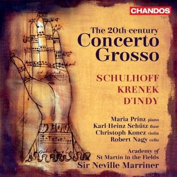 Cover Schulhoff Concerto doppio - Krenek Concertino - D'Indy Concert