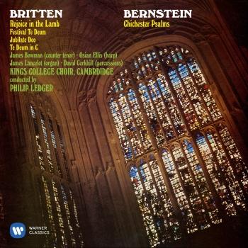 Cover Bernstein: Chichester Psalms - Britten: Rejoice the Lamb & Festival Te Deum (Remastered)