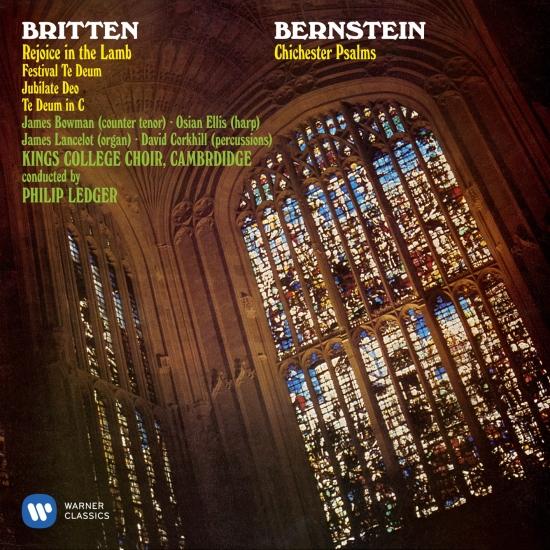 Cover Bernstein: Chichester Psalms - Britten: Rejoice the Lamb & Festival Te Deum (Remastered)