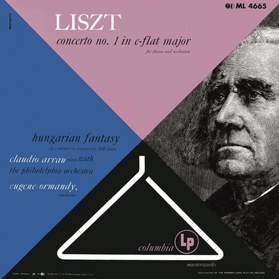 Cover Liszt Piano Concerto No. 1 & Fantasy on Hungarian Themes (Mono Remaster)