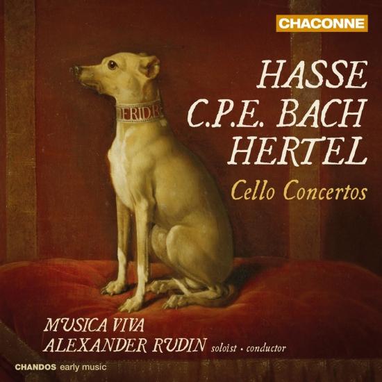 Cover Hasse, CPE Bach & Hertel: Cello Concertos